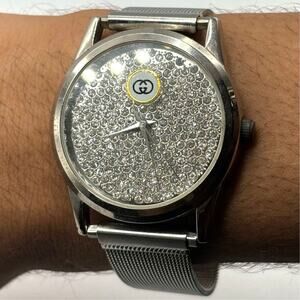 Silver Gruen Men's Watch